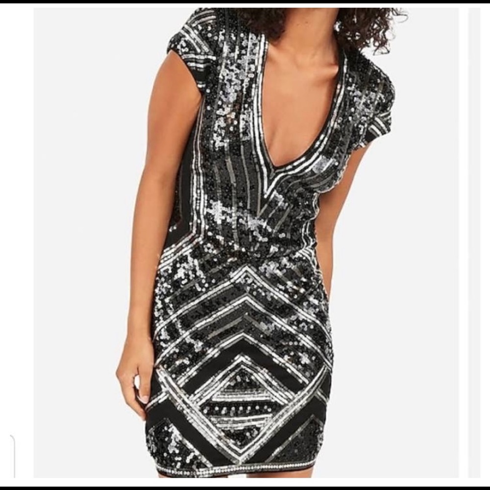 Express Sequin dress